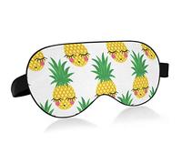 Sleep Mask Shy Pine Night Eye Shade Cover Soft Comfort Blindfold Blockout Light Adjustable Strap for Men Women