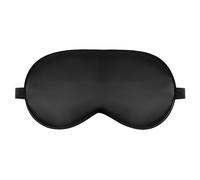 Sleep Mask Silk Eye Mask for Sleeping, Eye Cover Soft Satin Blindfold Adjustable Strap, Satin Blackout for Men & Women, Super Soft Eyeshade for Night Sleeping (Black)