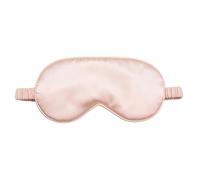 Sleep Mask,Silk Eye Mask for Sleeping Women/Men/Girls,19 Momme Both Sides 100% Pure Mulberry Silk Blackout Anti-Allergy Blindfold with Elastic Strap for Night,Travel,Nap,Meditation (Pink)