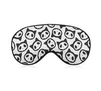 Sleep Mask Skull Skeleton for Light Blocking,Eye Mask for Women Men Side Sleeper,Puffiness Dry Eyes Headache,Adjustable Strap