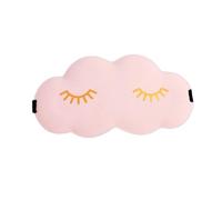 Sleep Mask Sleeping Blindfold 3D Cloud Cartoon Cloud Eye Mask Cute Eyelashes Sleep Shade Eyepatch Sleeping Aid Eye Shade Cover(Pink)