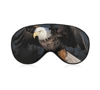 Sleep Mask Soft Comfortable Eye Mask with Adjustable Strap Eye Cover 3D Bald EagleEye Shade for Men Women Work Travel