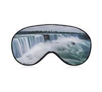 Sleep Mask Soft Comfortable Eye Mask with Adjustable Strap Eye Cover Niagara FallsEye Shade for Men Women Work Travel