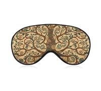 Sleep Mask Soft Comfortable Eye Mask with Adjustable Strap Eye Cover Tree of LifeEye Shade for Men Women Work Travel