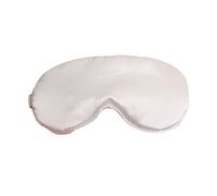 Sleep Mask, Super Soft Milk Ice Silk Eye Mask 3D Contoured Cup Concave Molded Blindfold Sleeping Mask Light Blocking Eye Cover for Women & Men Travel, Yoga, Nap, Sleeping (White)
