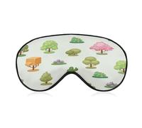 Sleep Mask Tree for Light Blocking,Eye Mask for Women Men Side Sleeper,Puffiness Dry Eyes Headache,Adjustable Strap