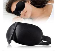 Sleep Mask: Ultra-Comfort Alar Deep Orbit 3D Eye Mask - Travel, Nap, Work, Lightweight, Comfortable, Invisible, Shift Work, Relaxation, Restful Sleep (Black)