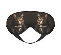 Sleep Mask, Victorian Gentle Cat Eye Masks for Sleep, Sleep Masks for Women and Men, Blackout Eye Covers for Travel/Sleeping