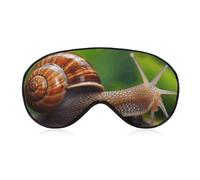 Sleep Mask Wildlife Animal Snail Sleep Eye Mask with Adjustable Strap Blindfold Travel Eye Shade Cover Eyemask Eye Cover Soft Eyeshade Patches for Sleeping Yoga