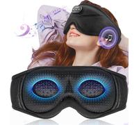 Sleep Mask with Headphone TOPOINT 3D Bluetooth Sleep Mask Blackout Plane Travel Essentials |15hrs Playingtime | Auto-Off Timer,Sleeping Headphones Eye Mask for Sleeping Meditation Gifts Gadgets