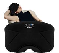 Sleep Mask with Headphones Bluetooth 5.4, TOPOINT 3D Eye Mask Blackout with Soft Bamboo Cotton for Side Sleepers Women Men, Sleep Headphones Earphones HD Speaker Microphone for Travel Meditation Gift
