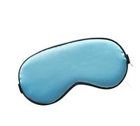 Sleep Mask Women Imitated Silk Sleep Eye Mask Portable Travel Eyepatch Nap Eye Patch Rest Blindfold Eye Cover Sleeping Mask Night Eyeshade(Sky Blue)