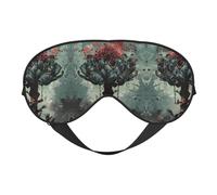 Sleep Mask, Zombie Flower Apocalypse Eye Masks for Sleep, Sleep Masks for Women and Men, Blackout Eye Covers for Travel/Sleeping