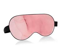 Sleep Maskid Art Tender Pink Watercolor Night Eye Shade Cover Soft Comfort Blindfold Blockout Light Adjustable Strap for Men Women
