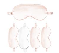 Sleep Masks 5PACK Silk Eyes Cover Satin Eye Mask Silky Blackout Soft Blindfold Sleeping Eyeshades Covers Bridesmaid Gifts