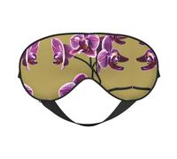 Sleep Masks Silky Beautiful Orchids Eye Cover Soft Satin Blindfold Elastic for Women Man Travel Nap - Silent Night Stars