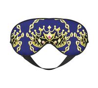 Sleep Masks Silky Fantasy Tiara Eye Cover Soft Satin Blindfold Elastic for Women Man Travel Nap - Silent Night Stars