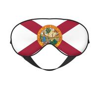Sleep Masks Silky Flag of Florida Eye Cover Soft Satin Blindfold Elastic for Women Man Travel Nap - Silent Night Stars