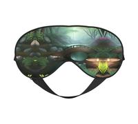 Sleep Masks Silky Little Bridge in The East Eye Cover Soft Satin Blindfold Elastic for Women Man Travel Nap - Silent Night Stars