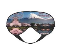 Sleep Masks Silky Mt. Fuji in Early Spring Eye Cover Soft Satin Blindfold Elastic for Women Man Travel Nap - Silent Night Stars