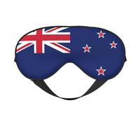 Sleep Masks Silky New Zealand Flag Eye Cover Soft Satin Blindfold Elastic for Women Man Travel Nap - Silent Night Stars
