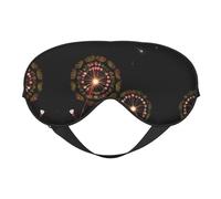 Sleep Masks Silky Starry Dandelion Eye Cover Soft Satin Blindfold Elastic for Women Man Travel Nap - Silent Night Stars