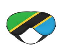 Sleep Masks Silky Tanzania Flag Eye Cover Soft Satin Blindfold Elastic for Women Man Travel Nap - Silent Night Stars
