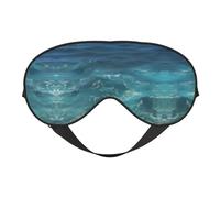 Sleep Masks Silky The Deep Ocean Eye Cover Soft Satin Blindfold Elastic for Women Man Travel Nap - Silent Night Stars