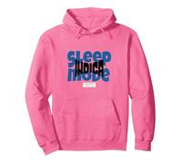 Sleep Mode Indica Pullover Hoodie, Adult Unisex, Bright Pink, Large