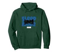 Sleep Mode Indica Pullover Hoodie, Adult Unisex, Dark Green, Large