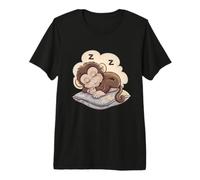 Sleep Monkey Sleepy Monkey Sleeping Animal Napping Premium T-Shirt