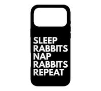 Sleep Nap Rabbits Repeat Rabbit Lover Case for iPhone 17 Pro Max