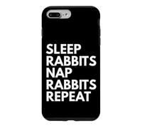Sleep Nap Rabbits Repeat Rabbit Lover Case for iPhone 7 Plus/8 Plus