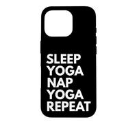 Sleep Nap Yoga Repeat Lover Yogi Case for iPhone 16 Pro