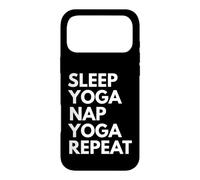 Sleep Nap Yoga Repeat Lover Yogi Case for iPhone 17 Pro Max