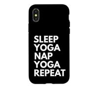 Sleep Nap Yoga Repeat Lover Yogi Case for iPhone X/XS