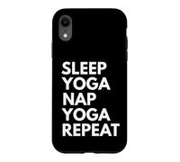Sleep Nap Yoga Repeat Lover Yogi Case for iPhone XR