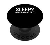 Sleep Never Heard Of It Twin Dad Father Of Twins PopSockets Adhesive PopGrip