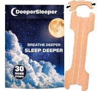 Sleep Nose Strips for No Snoring & Better Breathing - 31 Pack Beige Nasal Breathing Strips, Drug-Free Nose Strips for Sleeping, Improve Airflow & Reduce Mouth Breathing