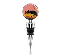 Sleep on Pillow Wine Stoppers Reusable Wine Bottle Stopper Decorative Champagne Stoppers Silicone Beverage Bottle Sealer Keep Fresh, Leakproof Wines Saver for Bar Party Decor