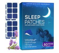 Sleep Patches 60Pcs Lavender Patch to Improve Sleep for Adults - Sleepy Support Inso/mnia Relief Aid for Men and Women, Easy to Carry Natural Ingredients Fast-Acting Long-Lasting Sleeping Patches