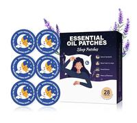 Sleep Patches for Adults Extra Strong，Natural Sleep Patches,Promote Relaxation and Deep Sleep,Contains 9 Natural Sleep Aid Essential Oils-28 Pieces,Suitable for Male and Female Children's Sleep