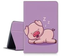 Sleep Pink Pig Case for 8.3 inch Apple iPad Mini 6 2021Release (6th Generation), Shockproof PU Leather Folding Adjustable Stand Case with Auto Sleep/Wake for ipad Mini 6