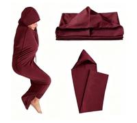 Sleep Pod 360° Wrap Wearable Blanket, Ultra-Lightweight Wearable Sleep Sack For Better, Hooded Sleep Pod For Enhanced Comfort For Kids Adults