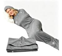 Sleep Pod 360° Wrap Wearable Blanket, Ultra-Lightweight Wearable Sleep Sack For Better, Hooded Sleep Pod For Enhanced Comfort For Kids Adults
