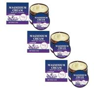 Sleep-Relaxing Magnesium Cream, with natural ingredients for a soothing experience and lavender for fast absorption, relaxes muscles and soothes the mind and body.