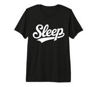 Sleep Retro Script Typography for Nap Lovers Premium T-Shirt