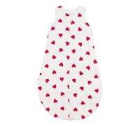 Sleep sack Cotton gauze hearts White 0/6 months