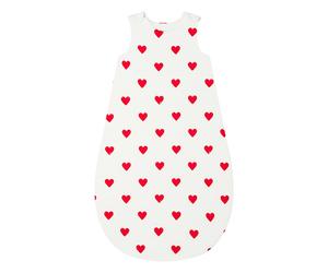 Sleep sack Hearts Red 0/6 months