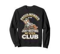 Sleep Sarcastic Tired Napping Grandpa Goose Resting My Eyes Sweatshirt
